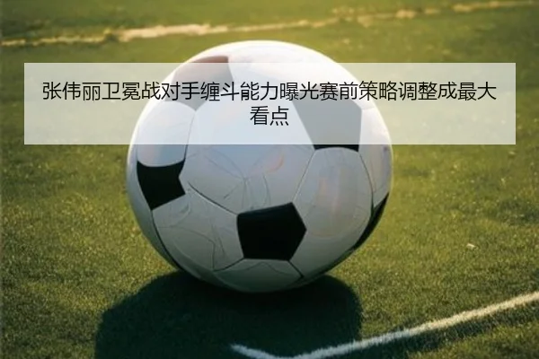 张伟丽卫冕战对手缠斗能力曝光赛前策略调整成最大看点